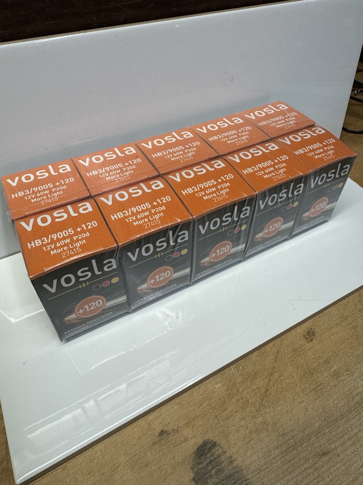 10 pack of  Vosla 9005+120 (HB3) Bulb Lamps ULTIMATE LIGHT