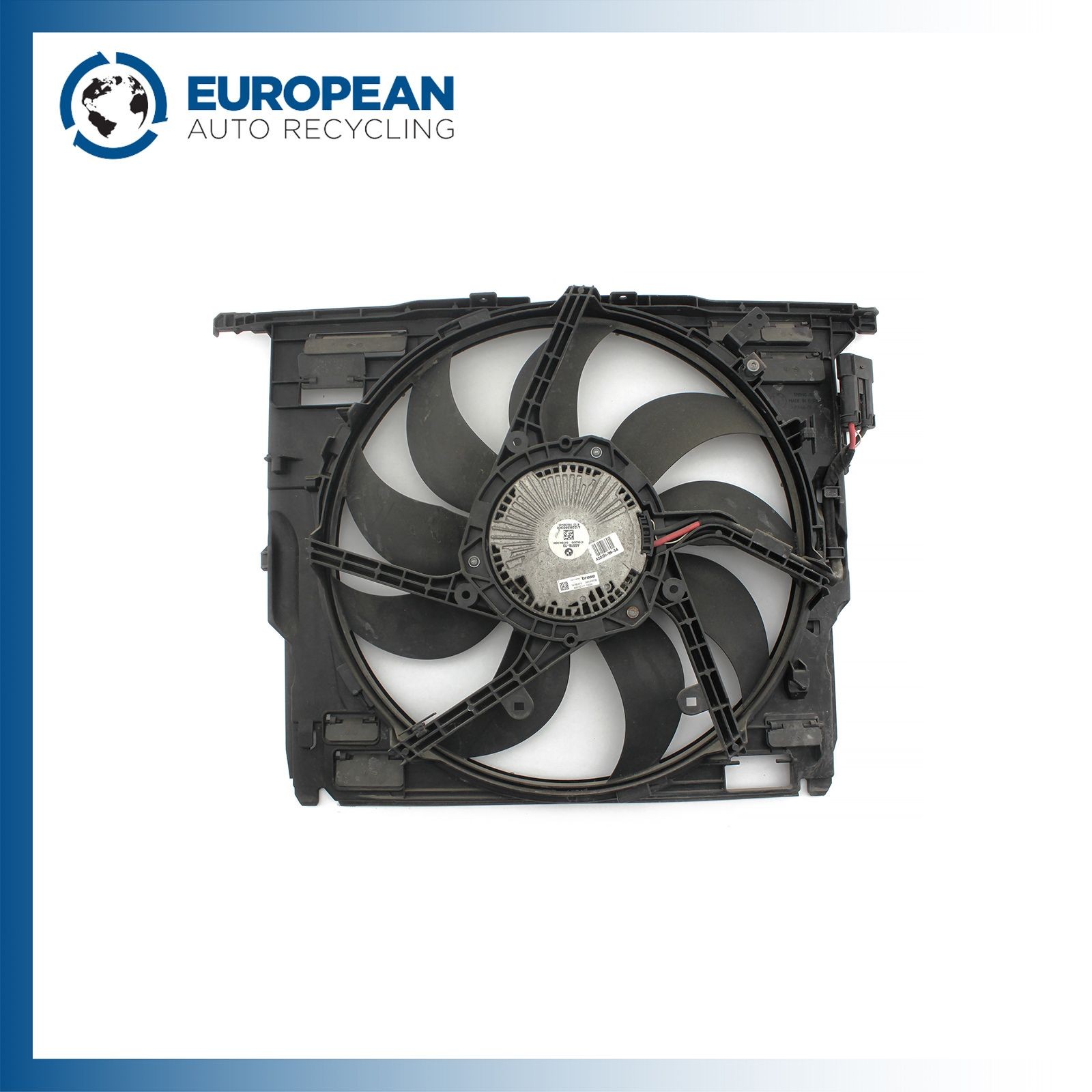 2012-2019 BMW M5 M6 Electric Cooling Motor Fan Assembly - OEM 17422283923