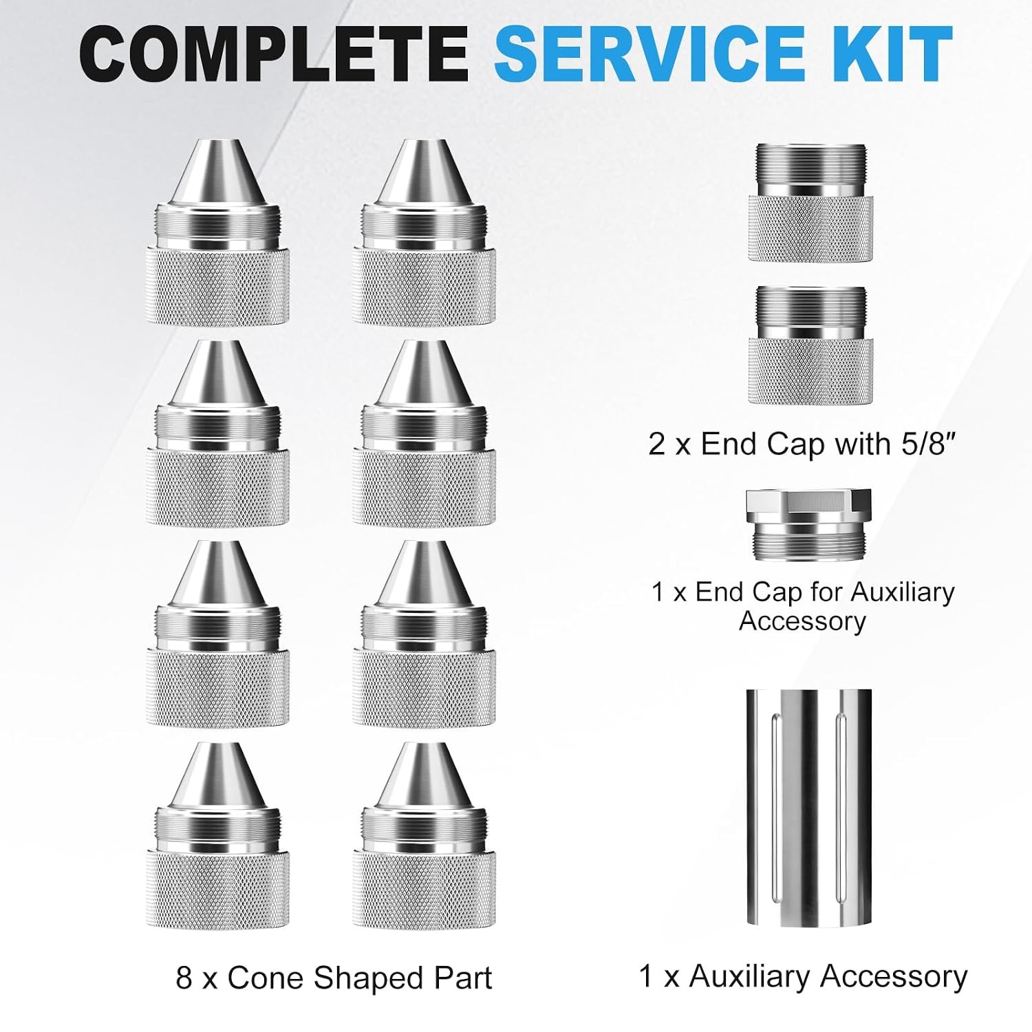 Replacemet Sealed End Cap For any 1.375''X24 Cone shaped parts aluminum alloy US Replacemet Sealed End Cap For any 1.375''X24 Cone shaped parts aluminum alloy US
