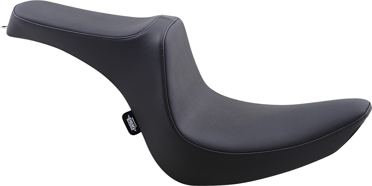 Drag Specialties Predator III 2-Up Seat Vinyl Smooth Black 3/16\