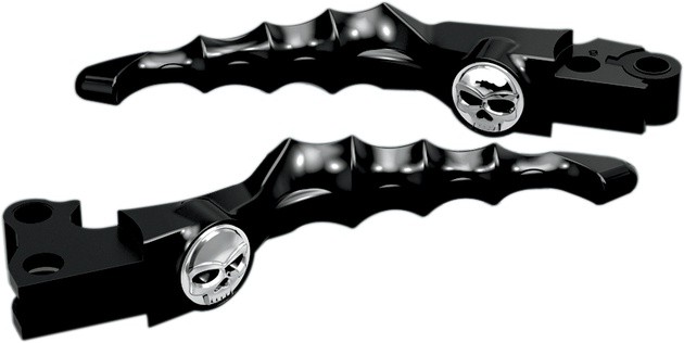 Kuryakyn Zombie Levers Black #1090 Harley Davidson