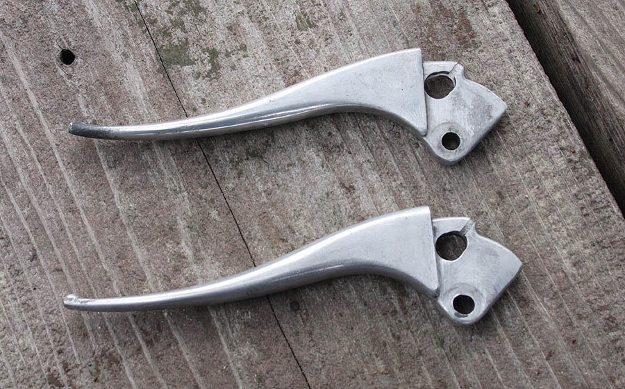 Genuine Vespa GS Brake & Clutch Levers Rare Used Replacement