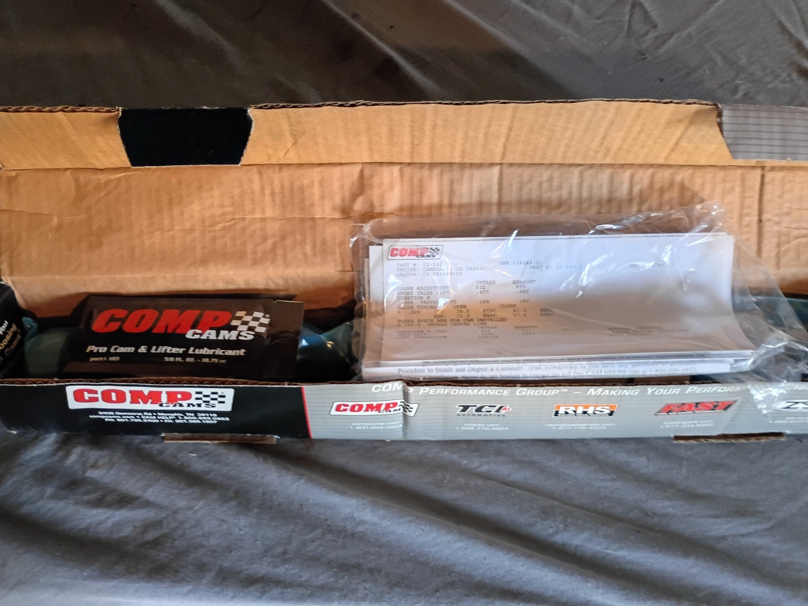 Comp 12-242-2 Camshaft, XE268H-10, SBC 283,305,307,327,350,400 New In Box