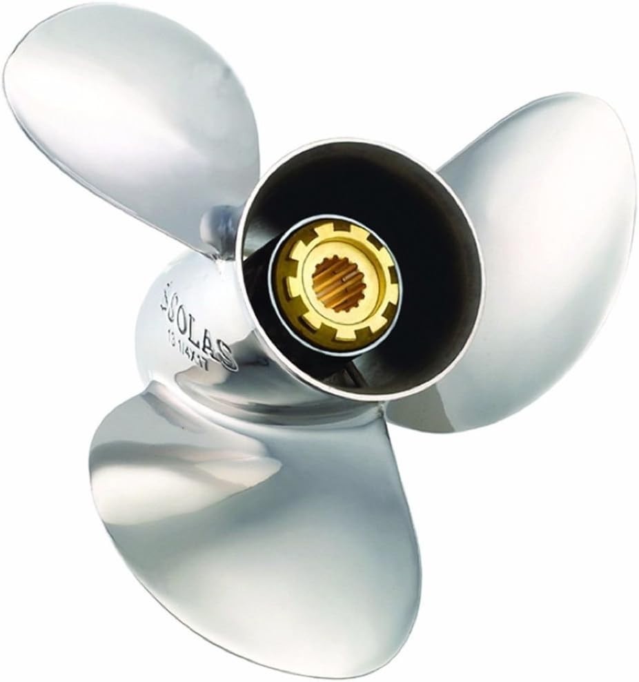 Solas 1531-145-15 | New Saturn SS 3-Blade Propeller for Mercury