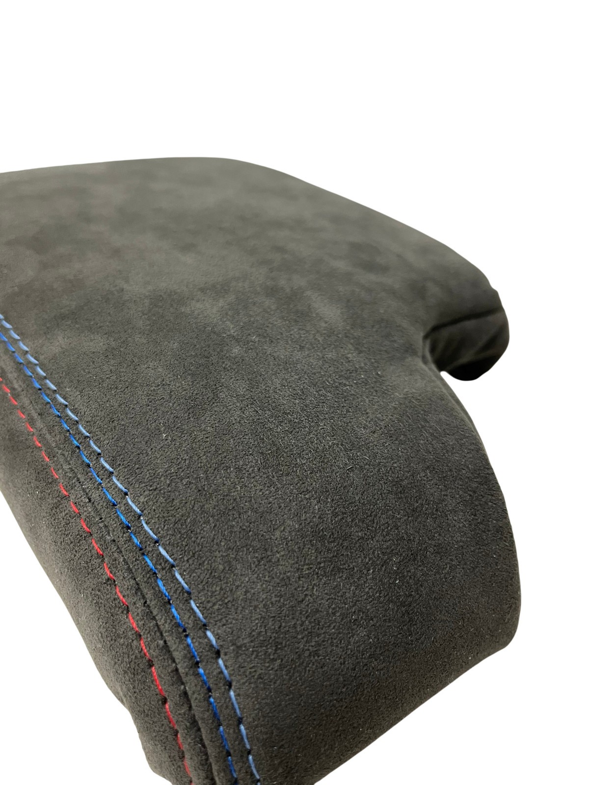 Alcantara 9002 Console Armrest Cover For BMW E46 M Style Stitching 99 - 05 M3