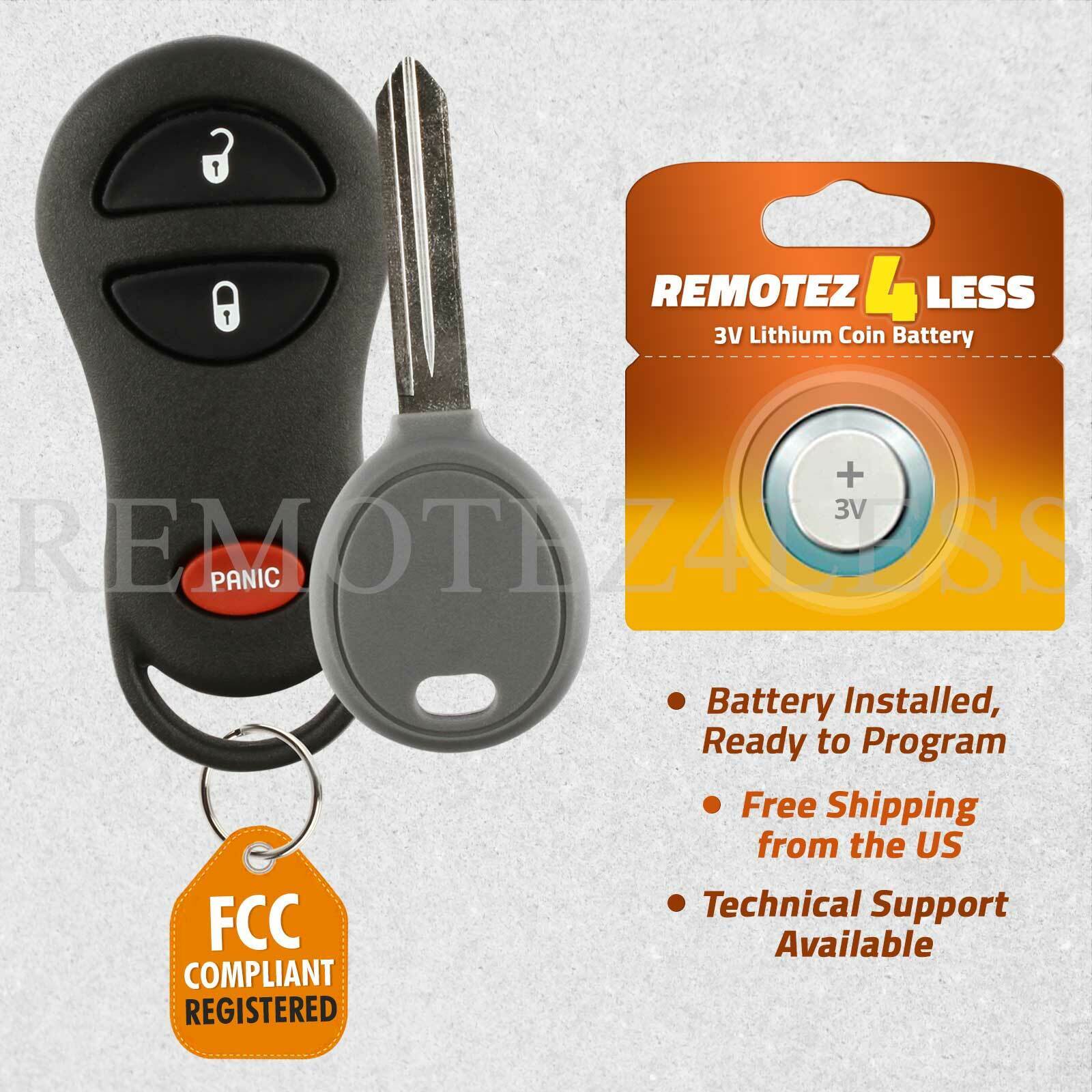 Keyless Entry Remote for 2001 2002 2003 2004 Dodge Dakota Fob Car Key
