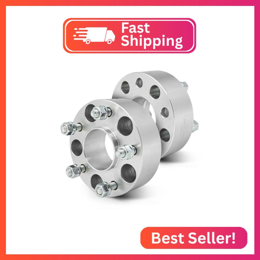 SCITOO 2Pcs 5x4.75 Wheel Spacers 2 inch for Chevy SCITOO 2Pcs 5x4.75 Wheel Spacers 2 inch for Chevy