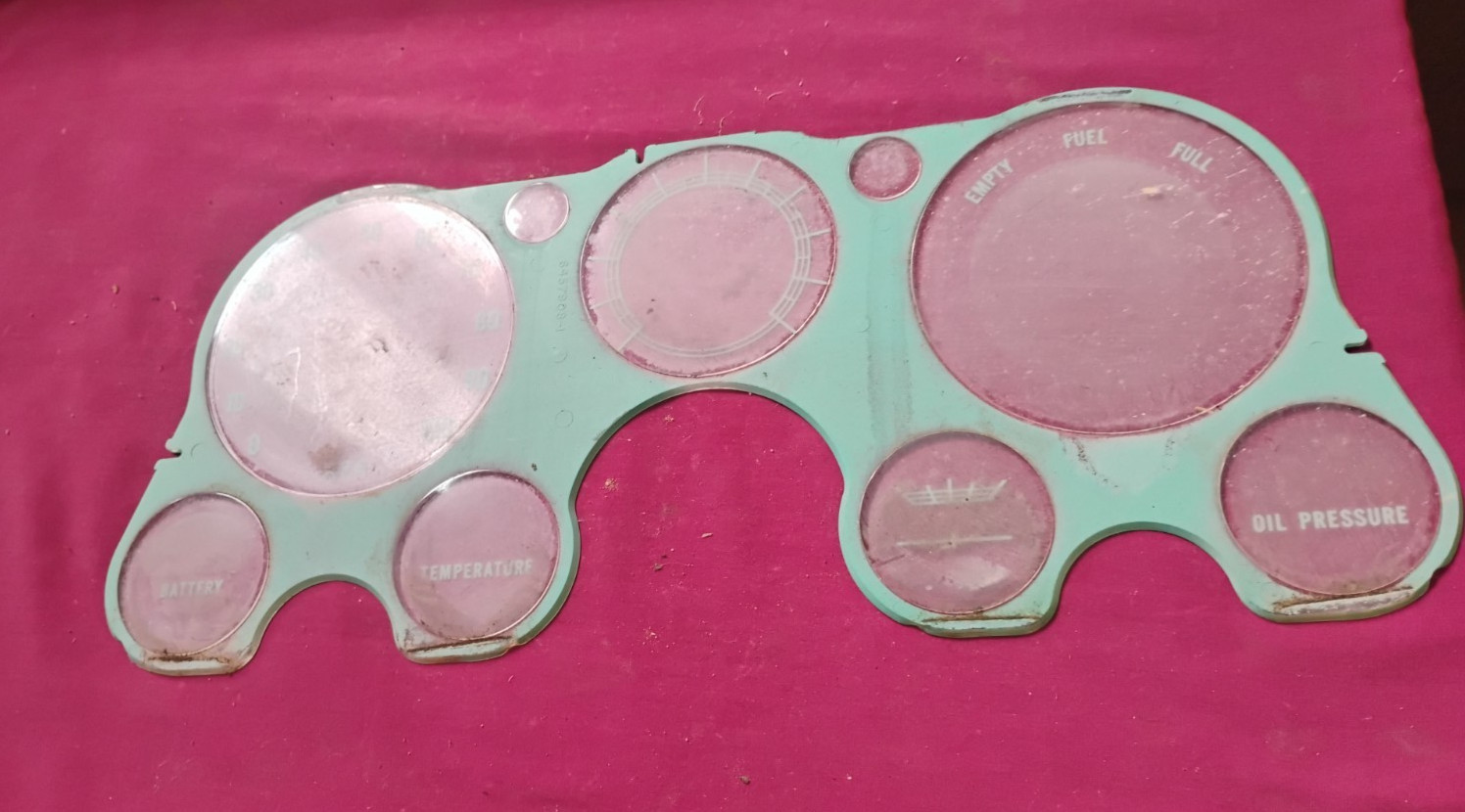 67-72 Chevy GMC Truck Instrument Cluster Overlay Bezel C10 Dash Faceplate OEM
