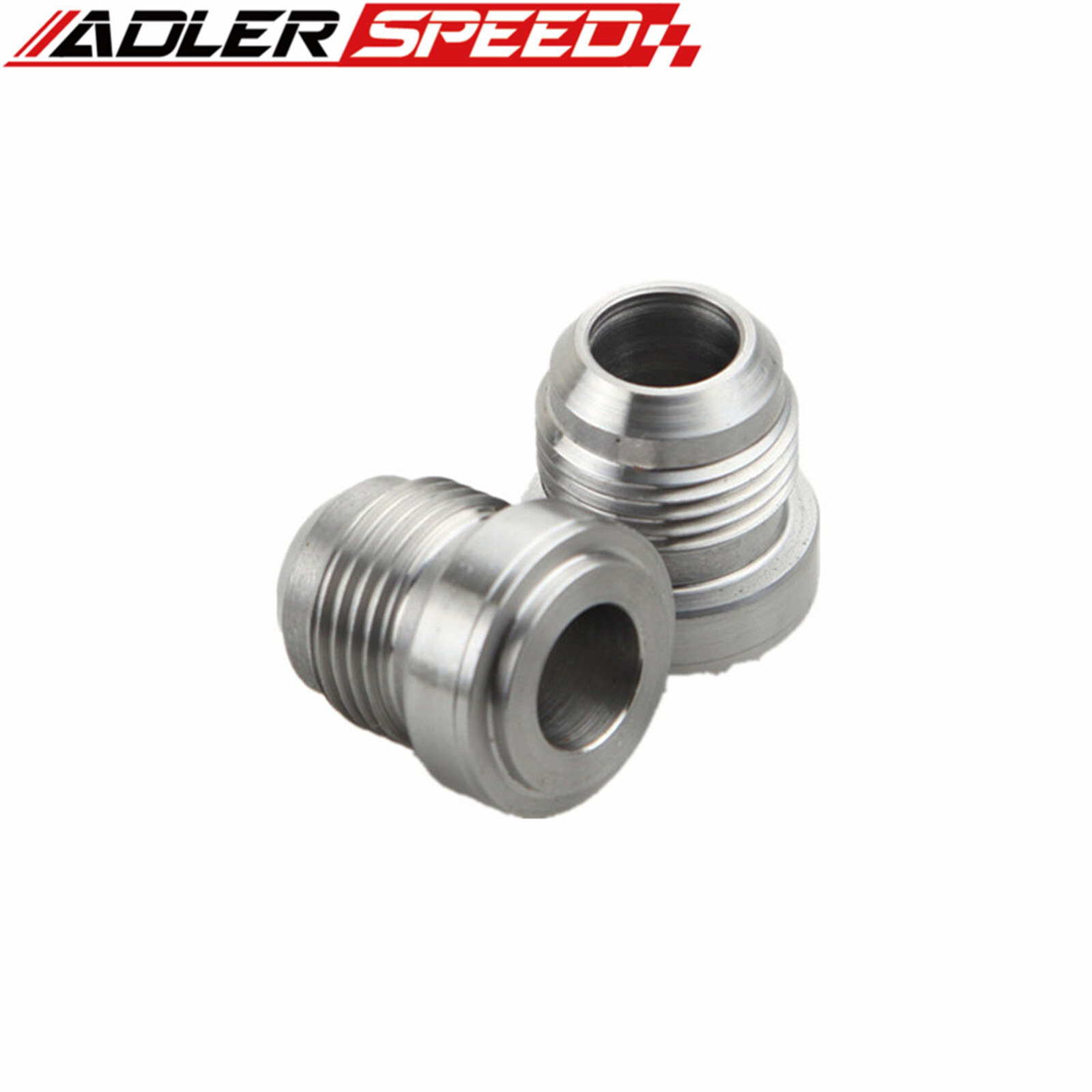 US SHIPPING 2PCS -10 AN AN10 Male Mild Steel Weld On Fitting Bung US SHIPPING 2PCS -10 AN AN10 Male Mild Steel Weld On Fitting Bung