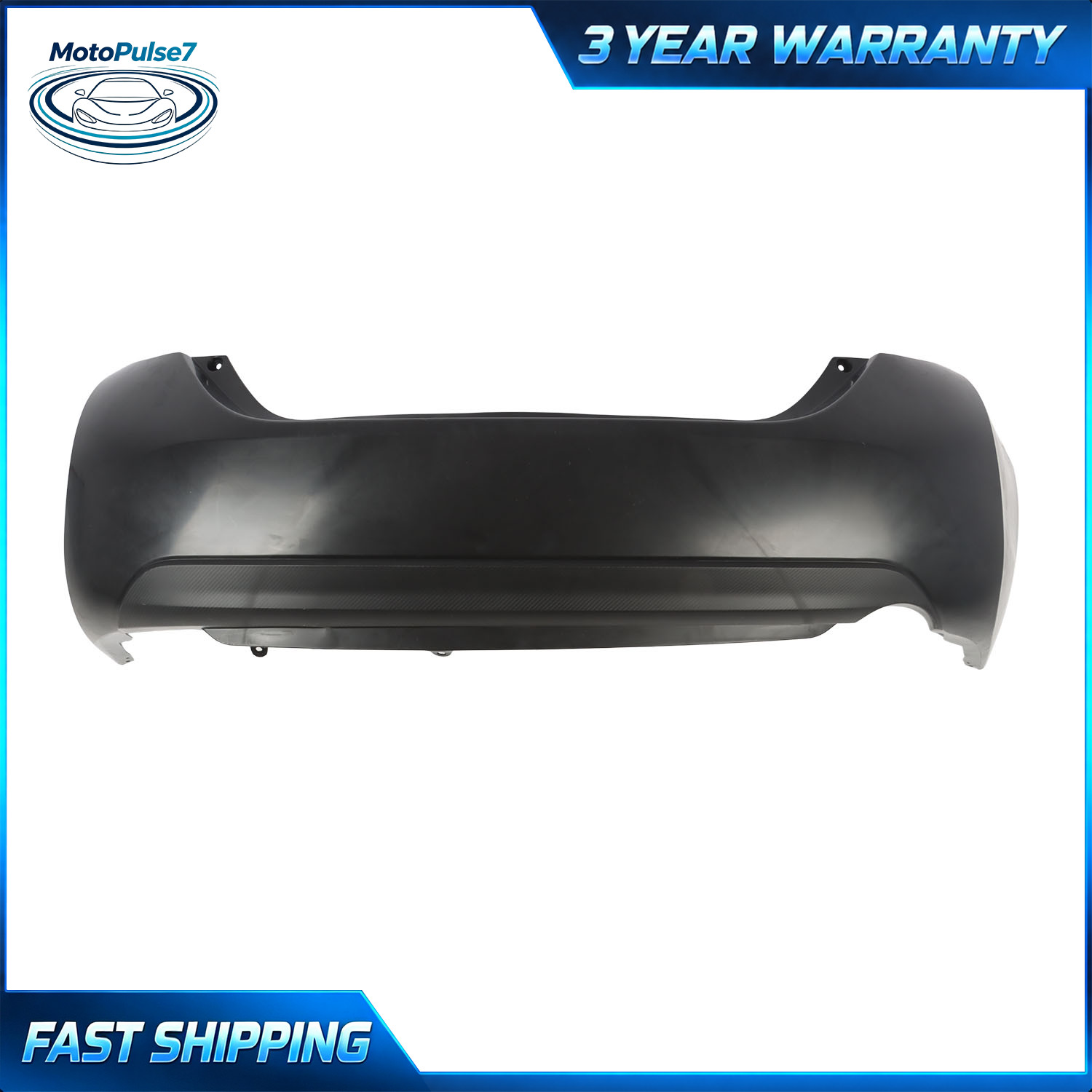 For 2014-19 Toyota Corolla Sedan Primered Replacement Rear Bumper Cover