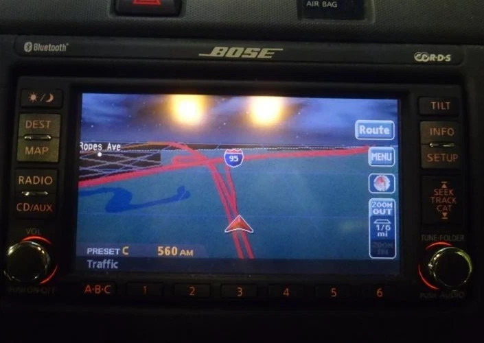 2007-2009 NISSAN ALTIMA AM FM 6 DISC CD BOSE RADIO RECEIVER WITH NAVIGATION OEM 2007-2009 NISSAN ALTIMA AM FM 6 DISC CD BOSE RADIO RECEIVER WITH NAVIGATION OEM