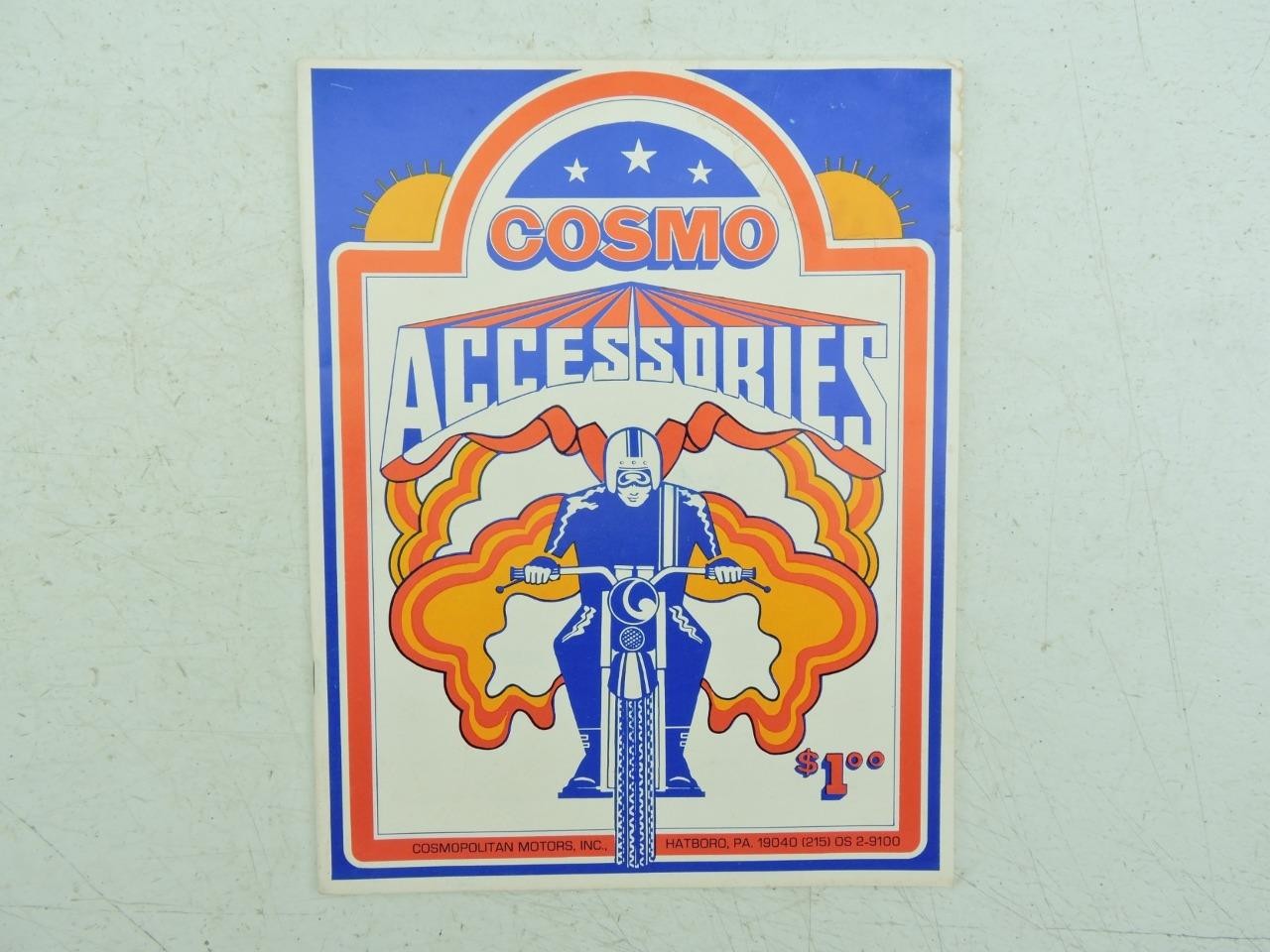 1968 Cosmopolitan Motors Cosmo Accessories Catalog Helmets Boots Goggles B12957
