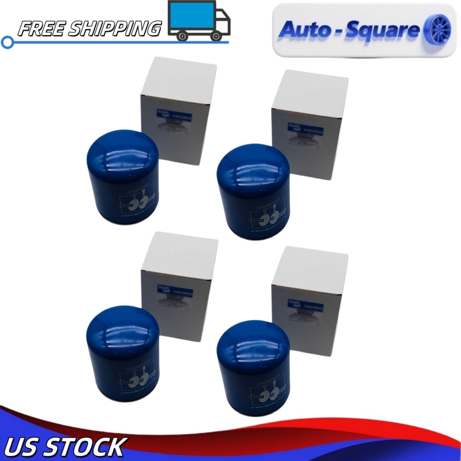 New 4PCS 5009041PG Air Dryer Desiccant Cartridge For Bendix HF New 4PCS 5009041PG Air Dryer Desiccant Cartridge For Bendix HF