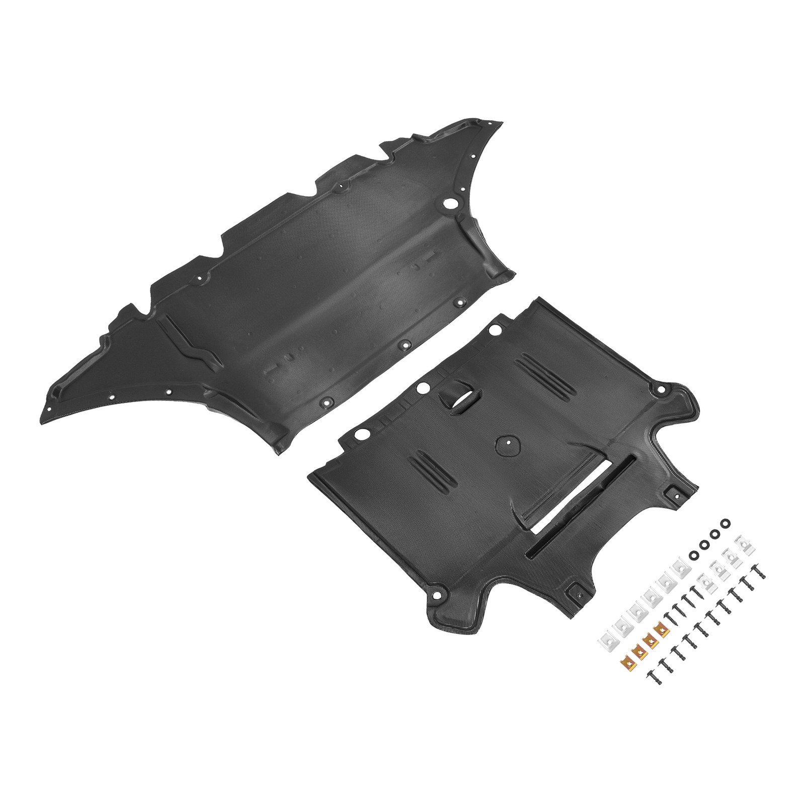 For 2008-2015 Audi A4 A5 B8 Front & Rear Engine Splash Shield Kit Set 8K1863821