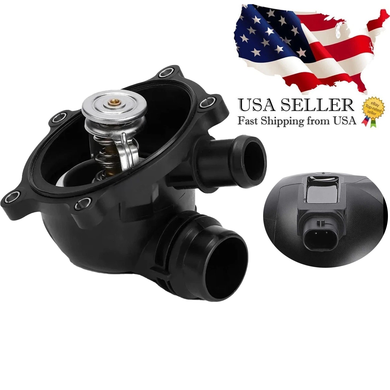 FOR Audi A8 Quattro RS7 S6  S7 S8  S6 S5 4.2L BEYU Engine Coolant Thermostat