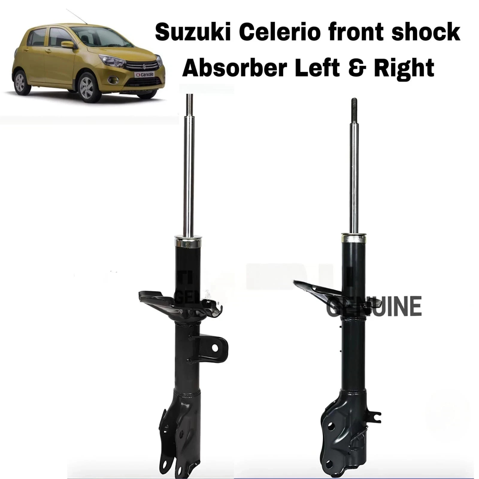 New Genuine Suzuki CELERIO Front Shock Absorber Pair LH/RH From 2013-2022 OEM