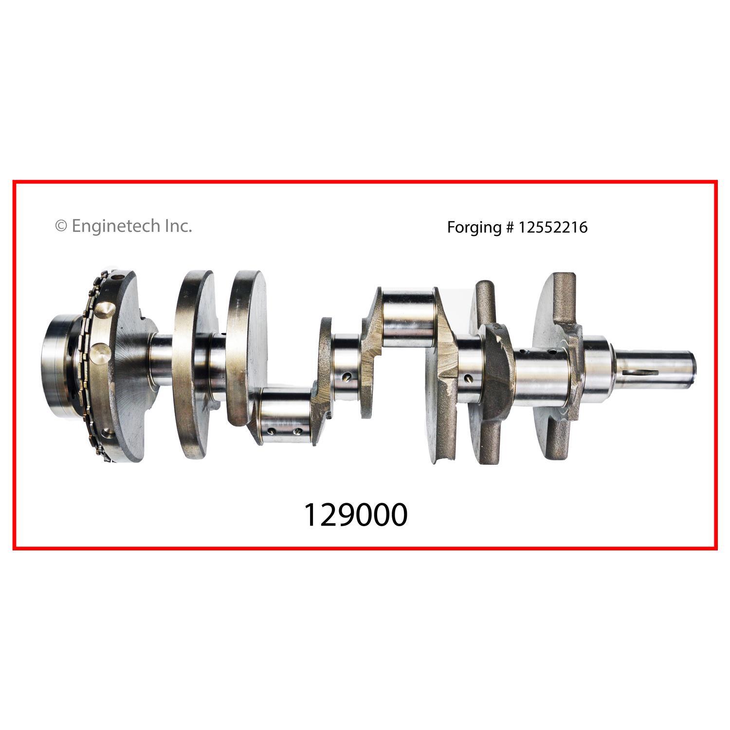 Reman Crankshaft Kit for 1997-2006 GM Chevrolet 5.3 5.7 6.0L w/ 24X Reluctor