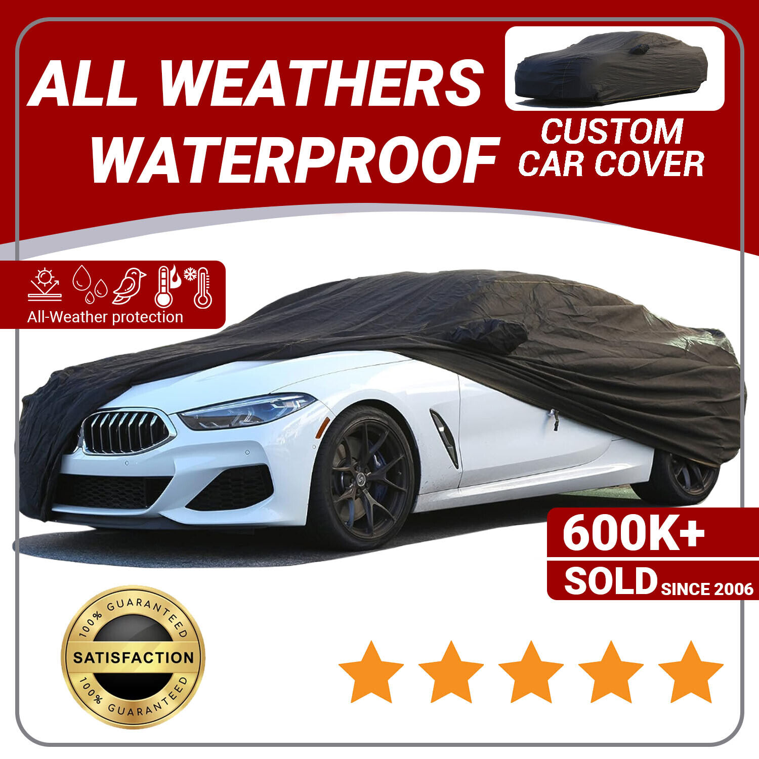 All Weathers Custom Car Cover For 2014 2015 2016 2017 2018 2019 2020 GMC Acadia