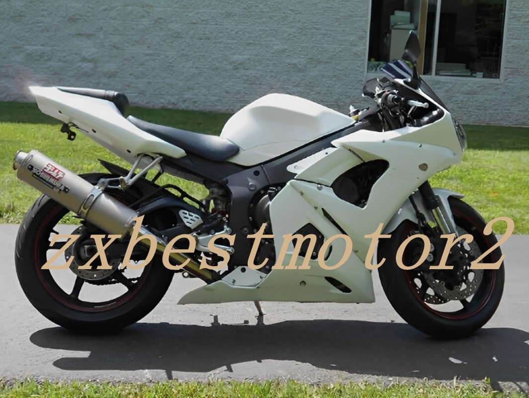 Unpainted White Fairing Kit For Yamaha YZF R6 2005 Injection Molded Bodywork Set