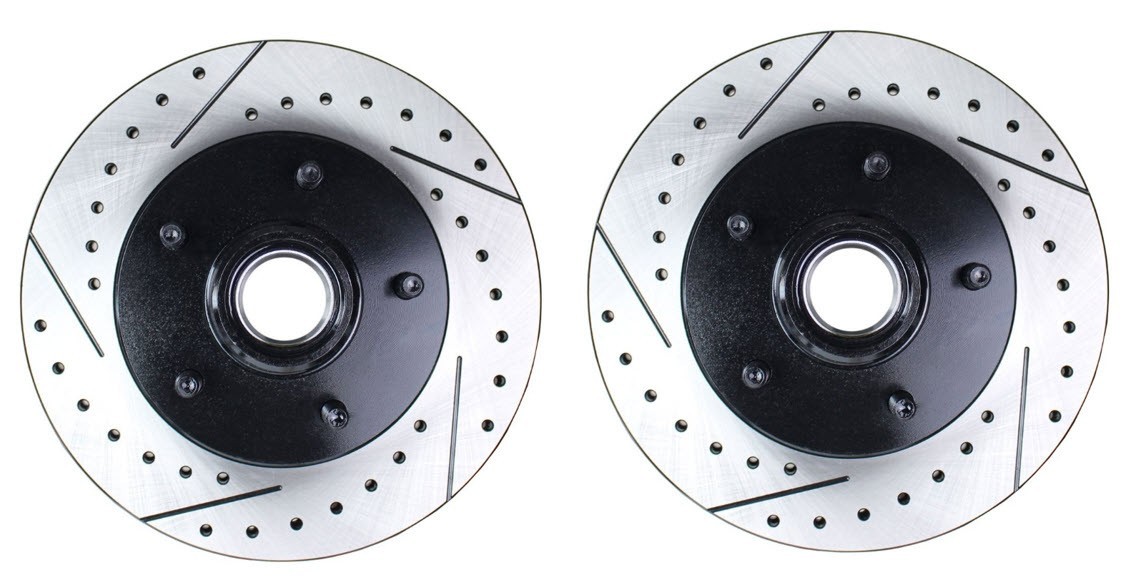 1988-94 Chevy / GMC C1500 Trucks 2WD Front Drilled & Slotted Rotor Pair