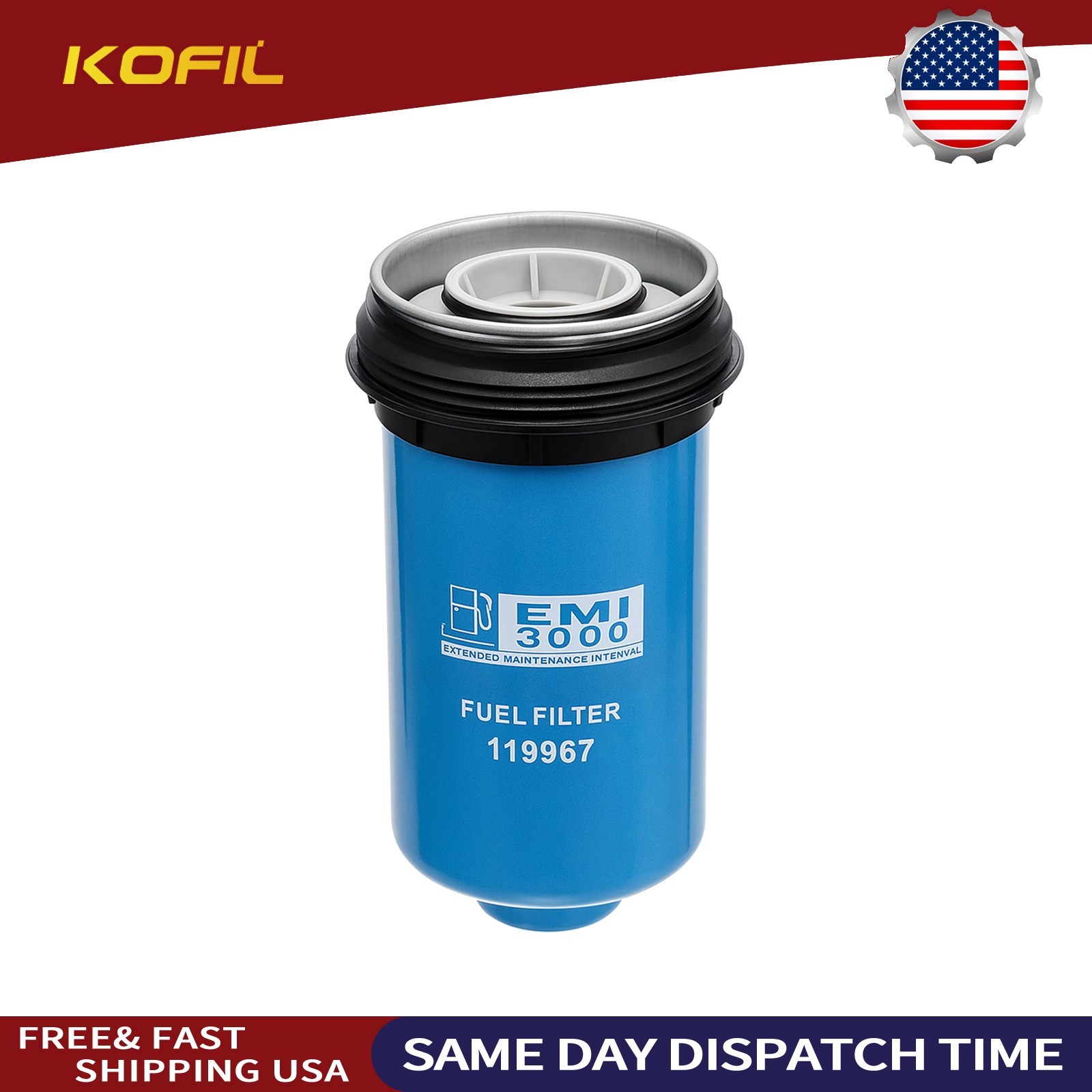 1* 11-9967 &119967 Fuel Filter for Thermo King S-600 S-610DE S-610M S-700 S-750i 1* 11-9967 &119967 Fuel Filter for Thermo King S-600 S-610DE S-610M S-700 S-750i