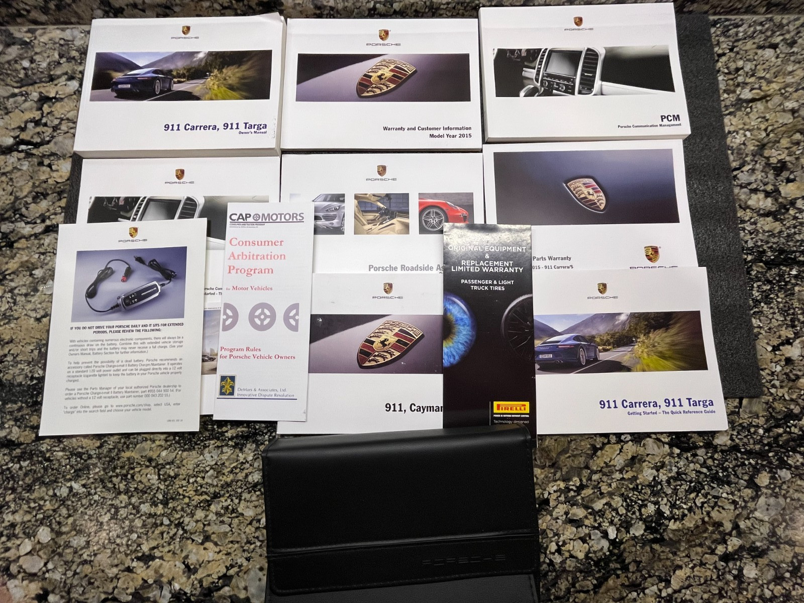 911 Carrera, 911 Targa Porsche Owners Manual With Case OEM