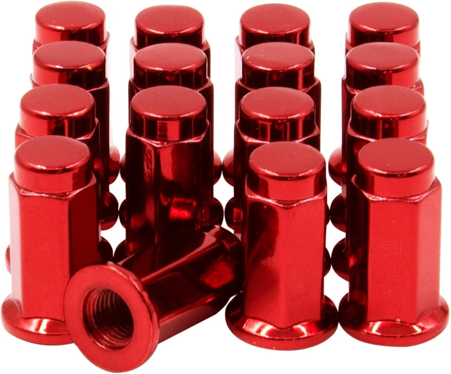16 Pcs M10x1.25 Thread Flat Seat 28mm 1.10 16 Pcs M10x1.25 Thread Flat Seat 28mm 1.10