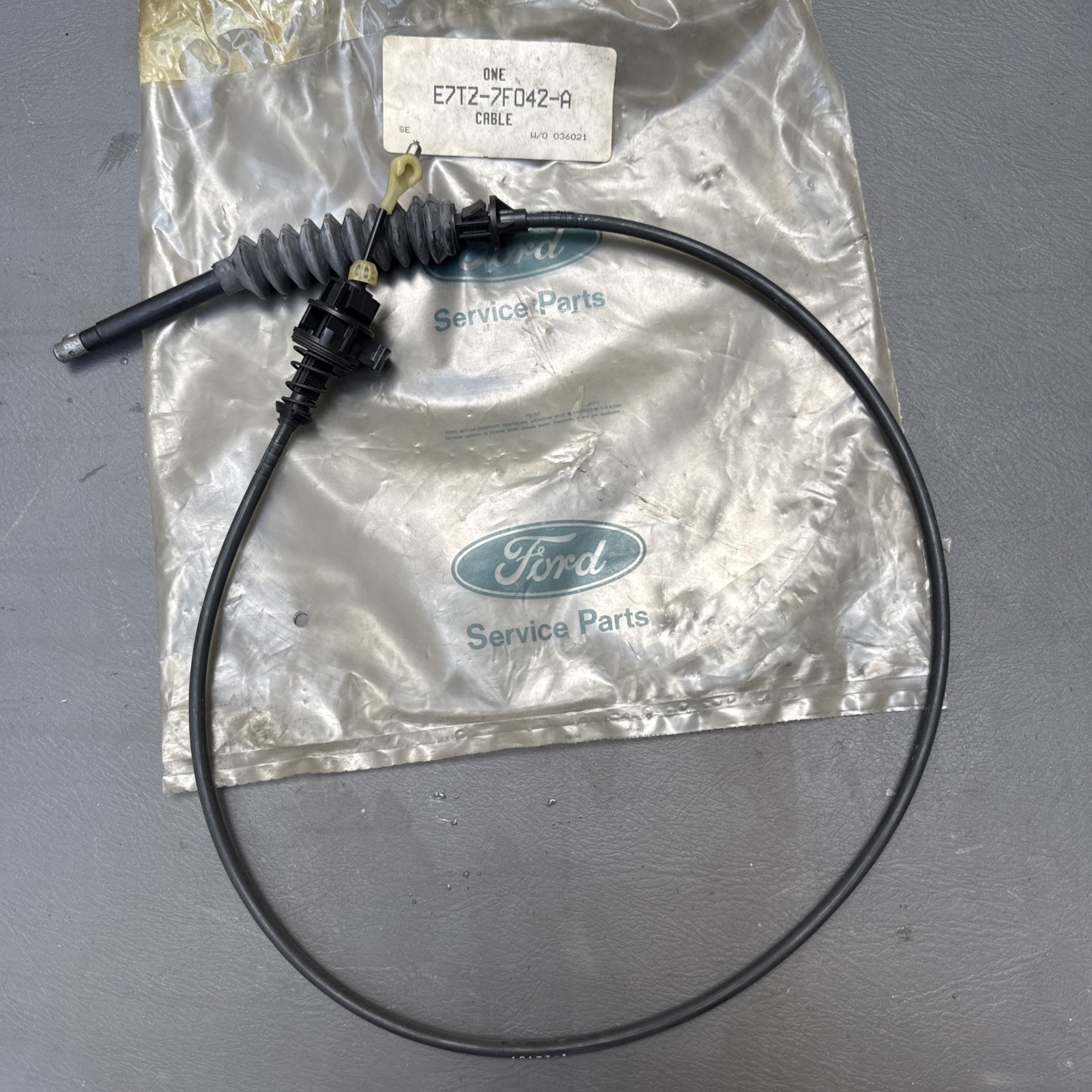 87-89 Ford Truck Transmission Kickdown Cable for TV pressure valve 87-89 Ford Truck Transmission Kickdown Cable for TV pressure valve