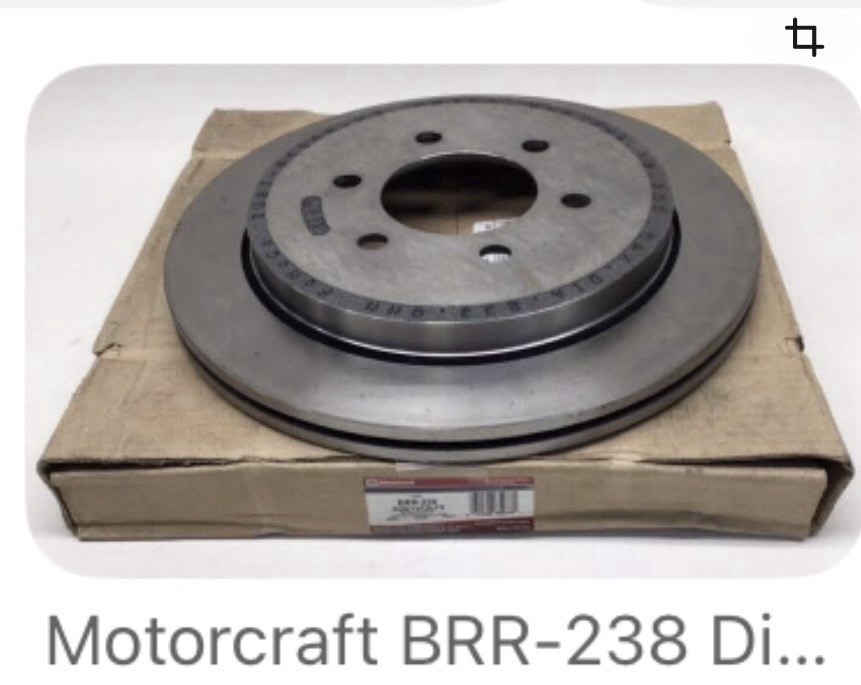BRR-238 GUNUINE OEM FORD MOTORCRAFT BRAKE ROTOR 3U2Z-1V125-FB BRR-238 GUNUINE OEM FORD MOTORCRAFT BRAKE ROTOR 3U2Z-1V125-FB