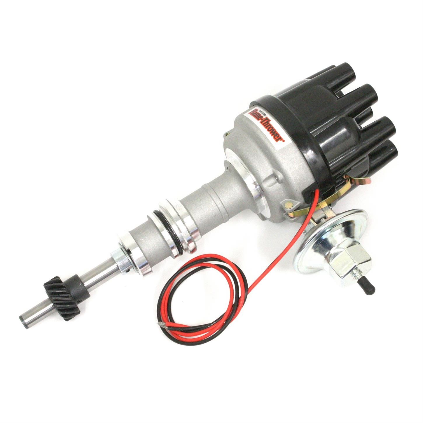PerTronix D134600 Flame-Thrower Distributor, Fits Ford SBF 221-302, Black