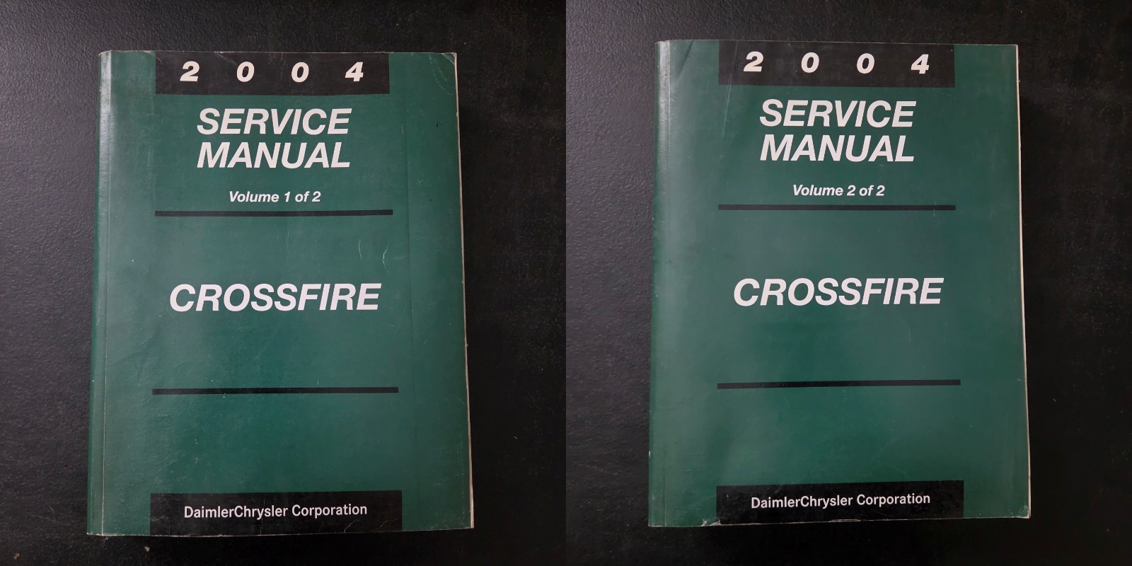2004 Chrysler Crossfire OEM Factory Service Manual Set of 2 Repair Shop Lot 2004 Chrysler Crossfire OEM Factory Service Manual Set of 2 Repair Shop Lot