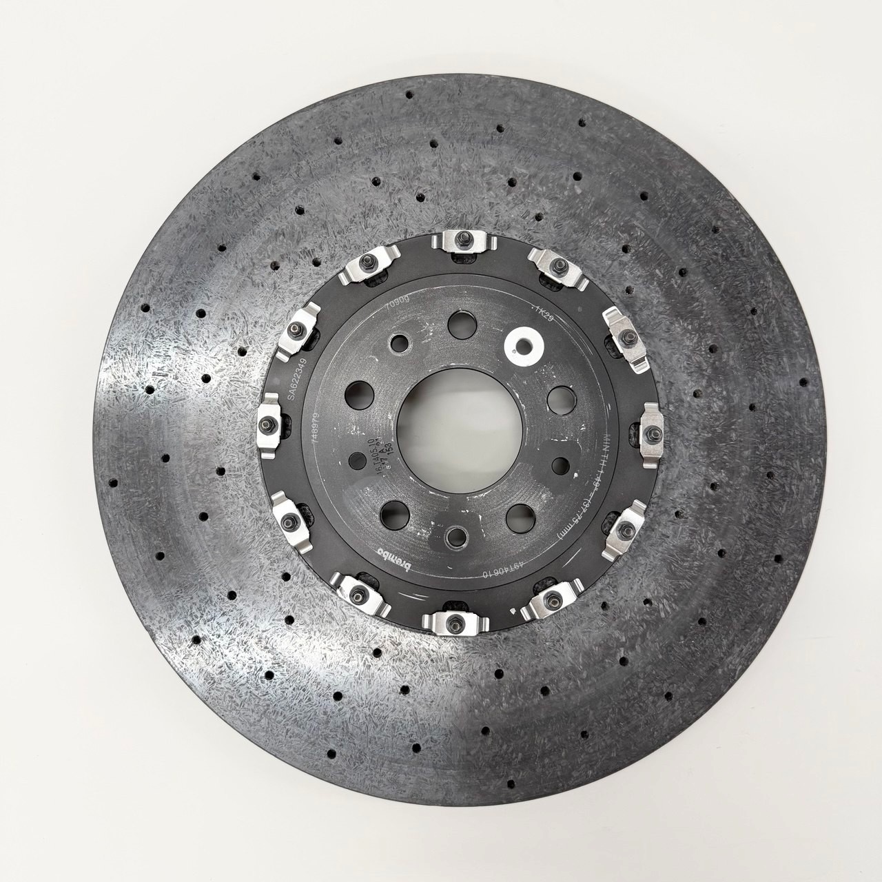 Ferrari Purosangue Carbon Ceramic Brake Disc 398x38 Front 748979 Used