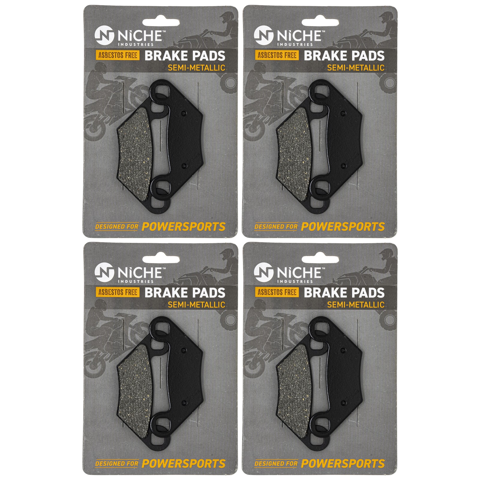 NICHE Semi-Metallic Brake Pad for Polaris Sportsman 570 850 1911292 2203628