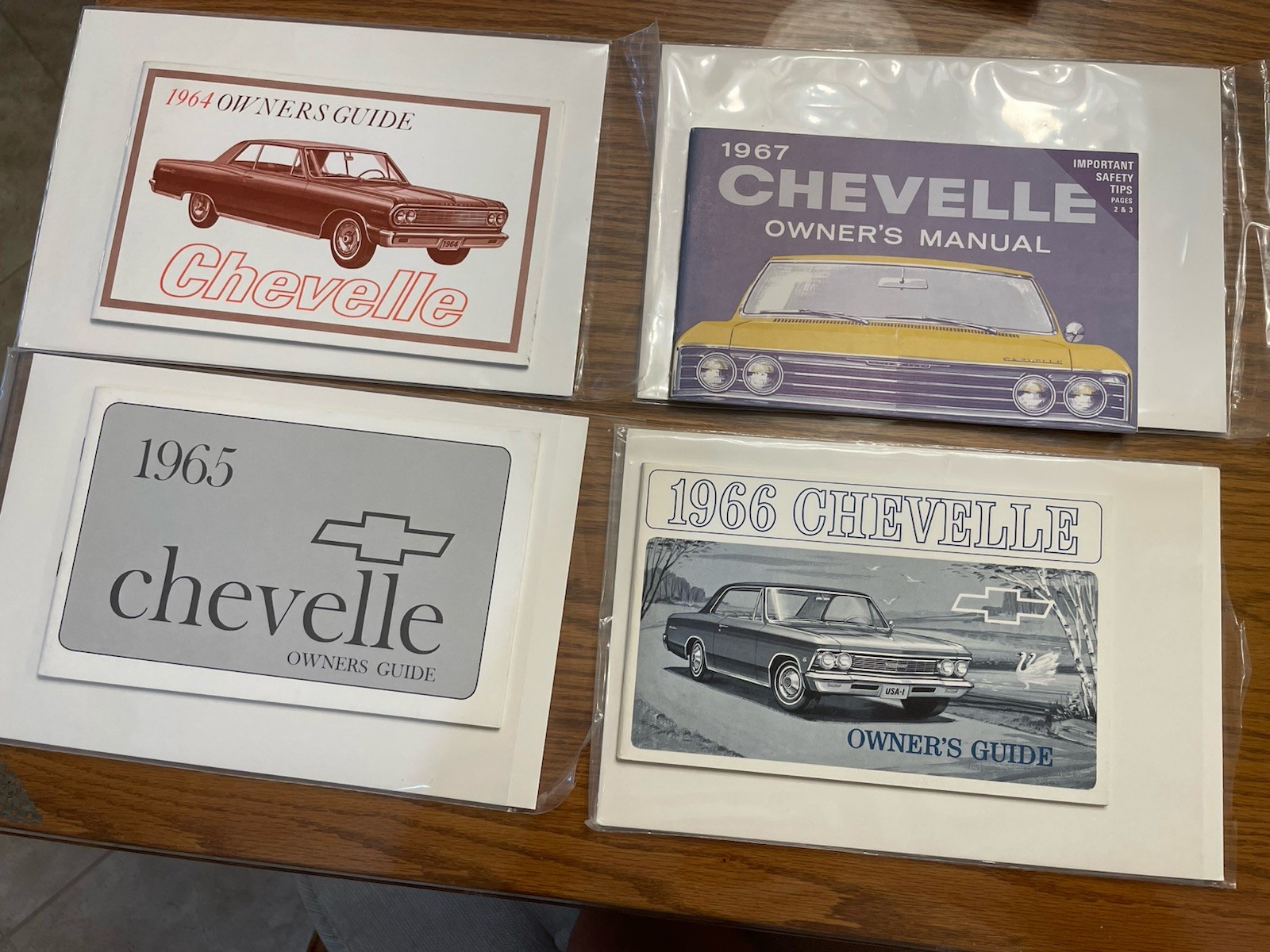 1964,1965,1966,1967 Chevelle Owners Manuals - First Editions 1964,1965,1966,1967 Chevelle Owners Manuals - First Editions