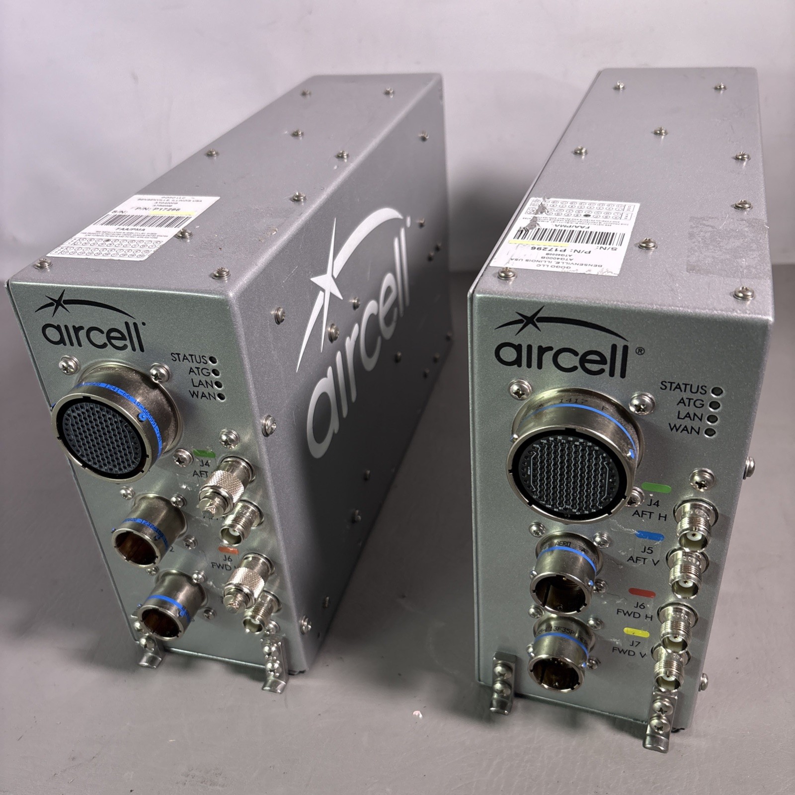 2x Gogo Aircell ATG-4000B Aircraft Avionics WiFi Data Unit P/N 17296 FAA/PMA 2x Gogo Aircell ATG-4000B Aircraft Avionics WiFi Data Unit P/N 17296 FAA/PMA