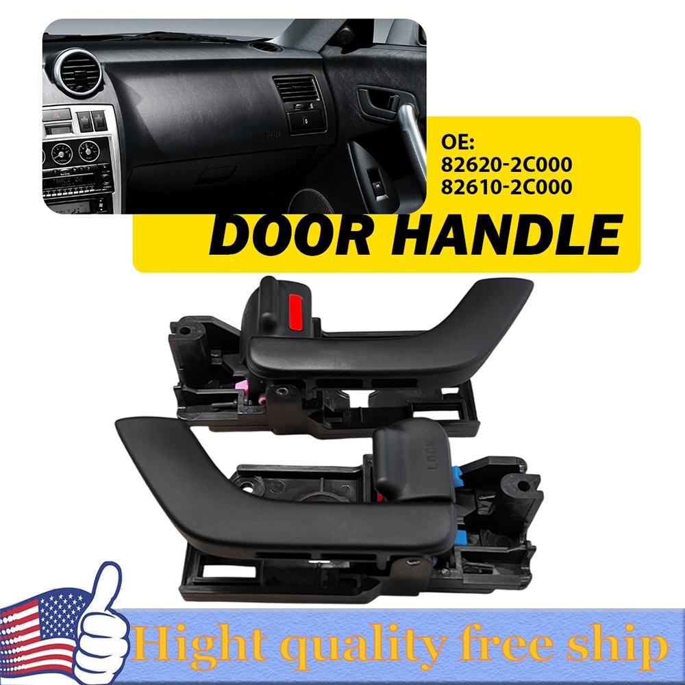 2/4x For Hyundai Tiburon 03-08 Front Right Left Side Inside Interior Door Handle