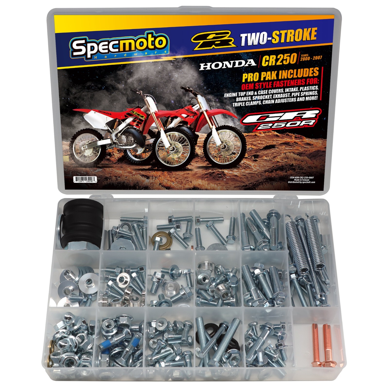 CR 250 2 Stroke Restoration Bolt Kit for Aluminum Frame Honda CR250 00-07 CR250R CR 250 2 Stroke Restoration Bolt Kit for Aluminum Frame Honda CR250 00-07 CR250R