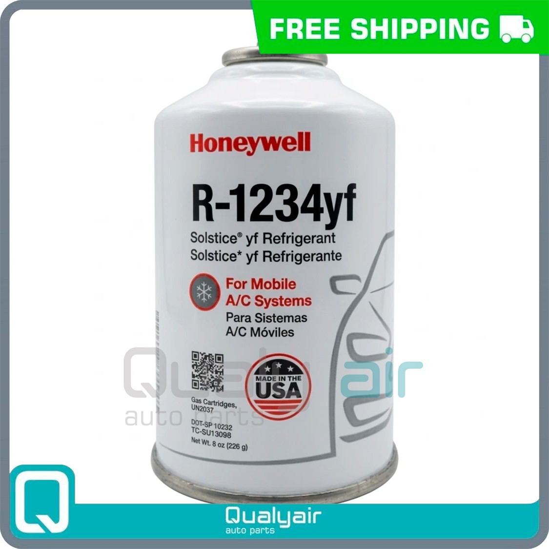 Honeywell R-1234yf Solstice yf Refrigerant (HFO-1234yf) 8oz Can Honeywell R-1234yf Solstice yf Refrigerant (HFO-1234yf) 8oz Can