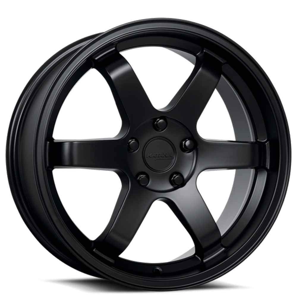 18x8 Katana Racing Wheels KR08 Matte Black Rims (4pcs) 18x8 Katana Racing Wheels KR08 Matte Black Rims (4pcs)