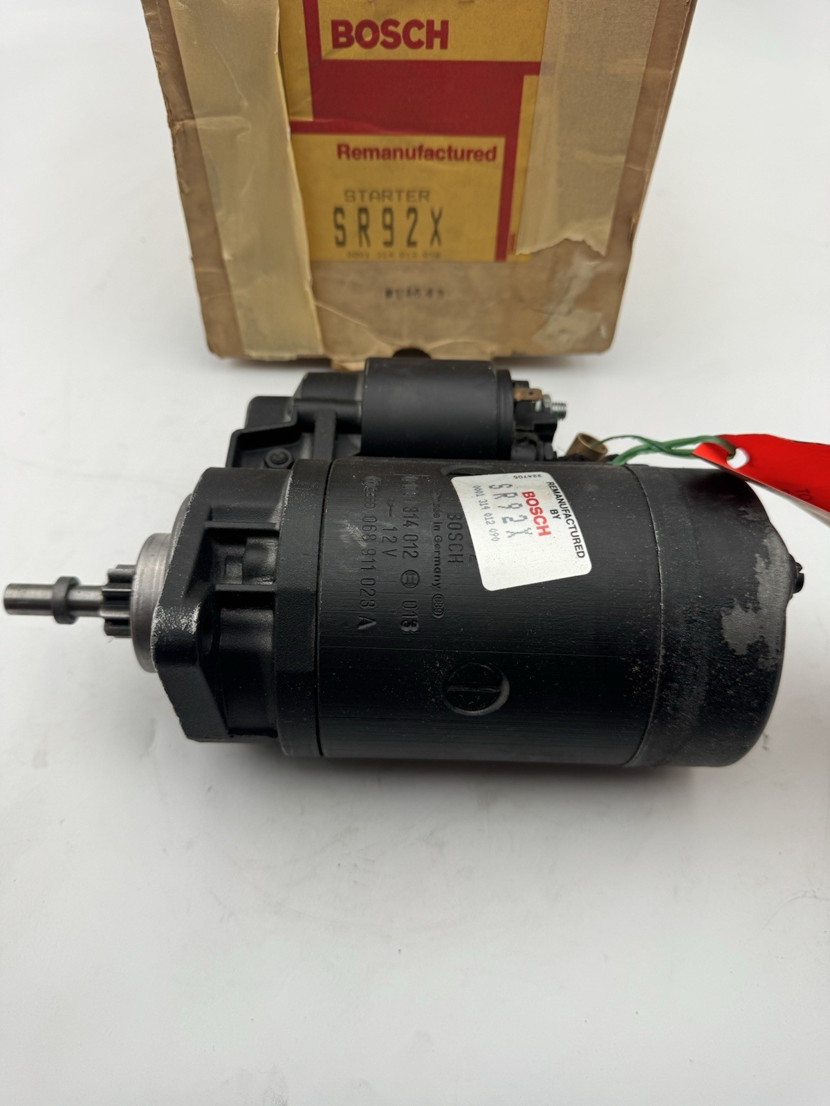 Starter Motor Bosch SR92X Reman fits 1977-1980 VW Rabbit 1.5L-L4 001314012 Starter Motor Bosch SR92X Reman fits 1977-1980 VW Rabbit 1.5L-L4 001314012