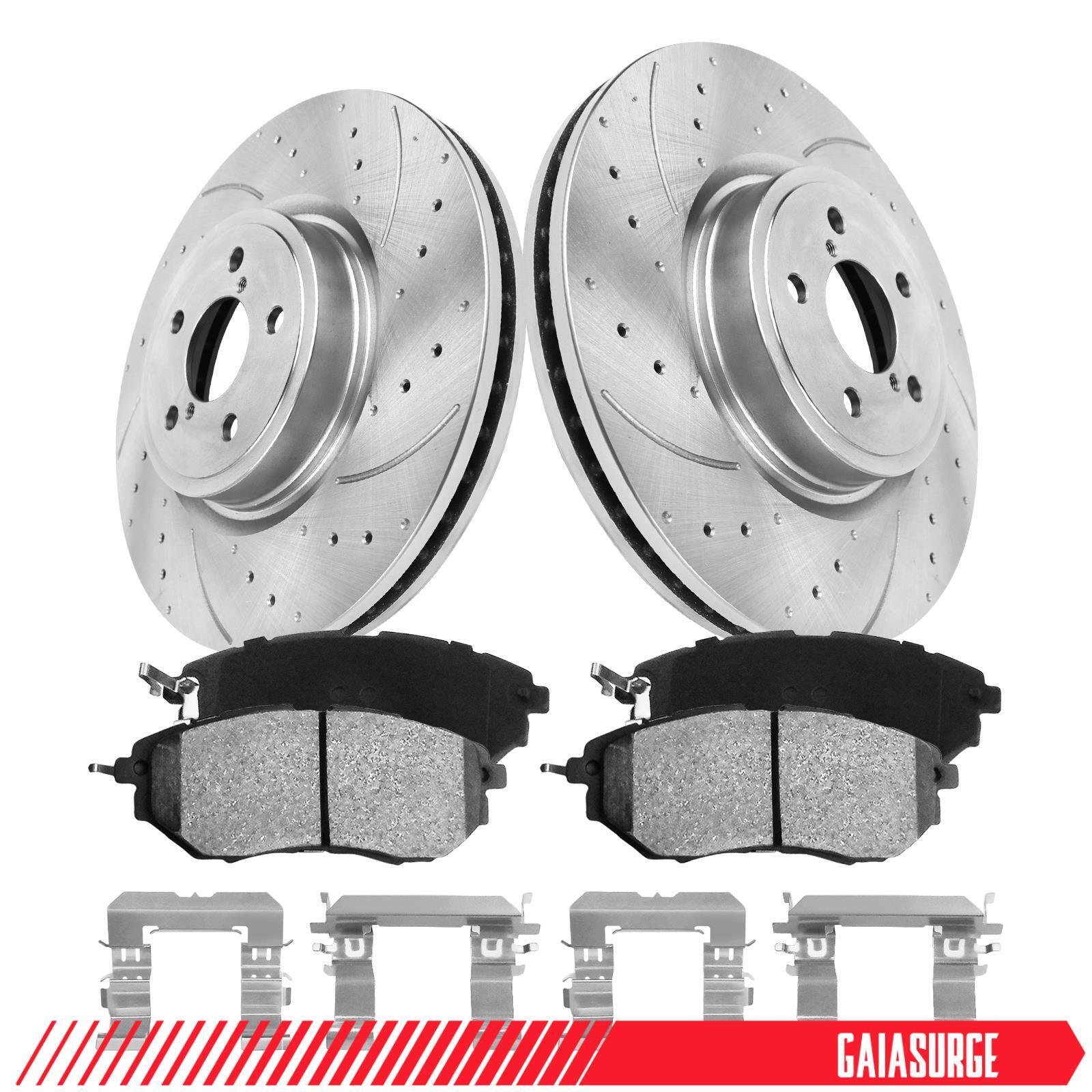 316MM Front Disc Brake Rotors + Ceramic Pads for Subaru Forester Legacy Outback