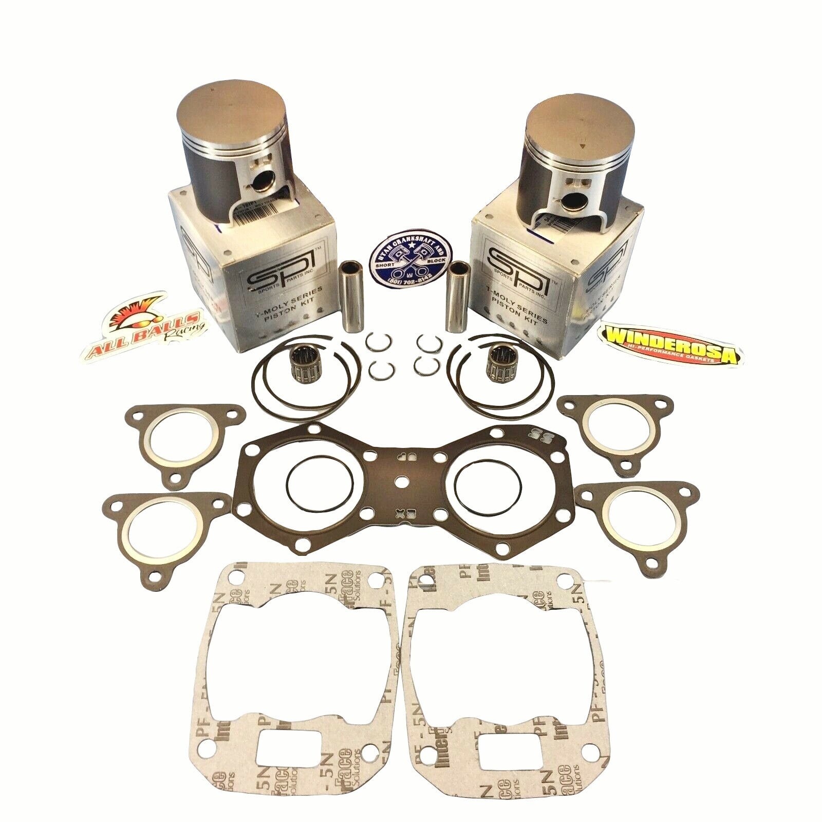 POLARIS 550 SPI PISTONS STD WINDEROSA TOP END GASKET KIT 2003-2013 03-13 CLASSIC