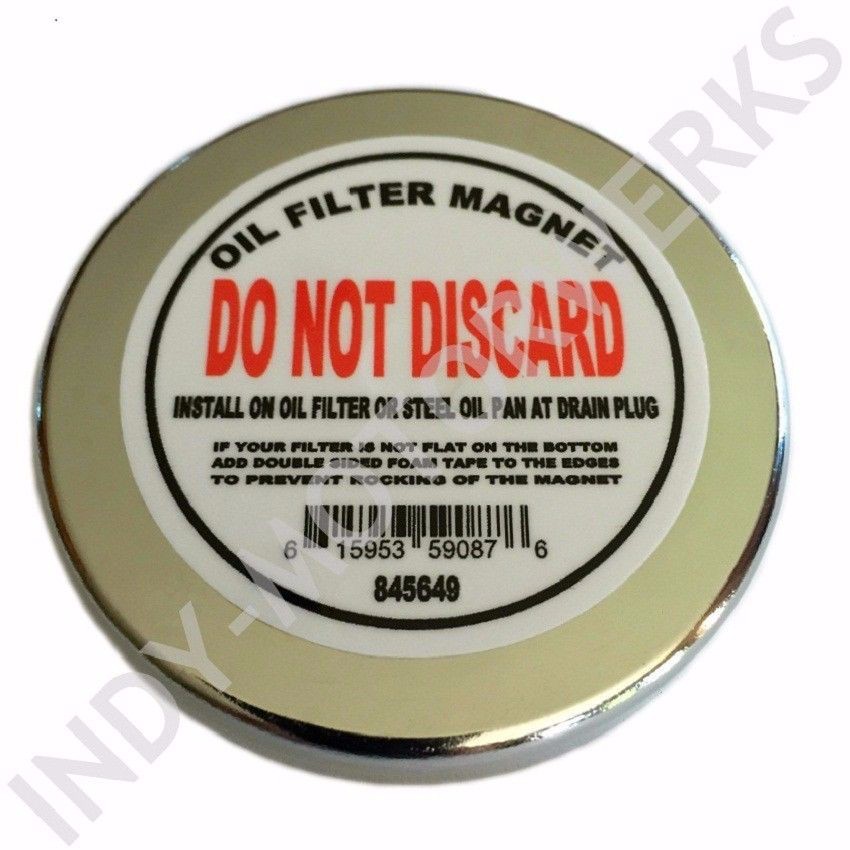 UNIVERSAL OIL FILTER MAGNET PROTECT OUR PERFORMANCE ENGINE FITS MOST CARS TRUCK 