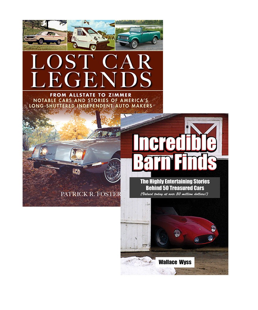 Lost Car Legends & Incredible Barn Finds 2 Book Set