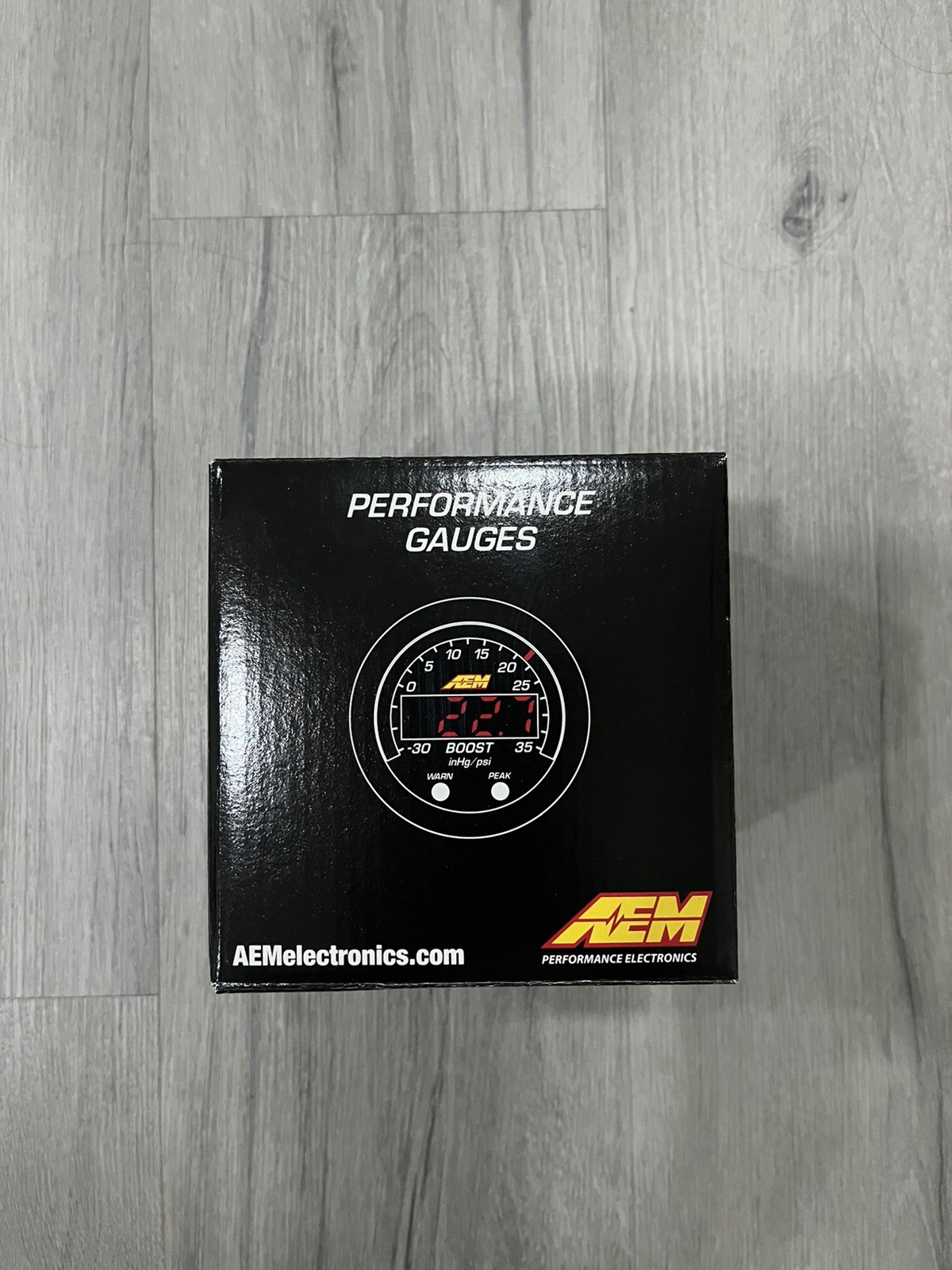 AEM X-Series 35-0400-Boxed Wideband UEGO ARF Air Fuel Ratio Gauge W/O Sensor
