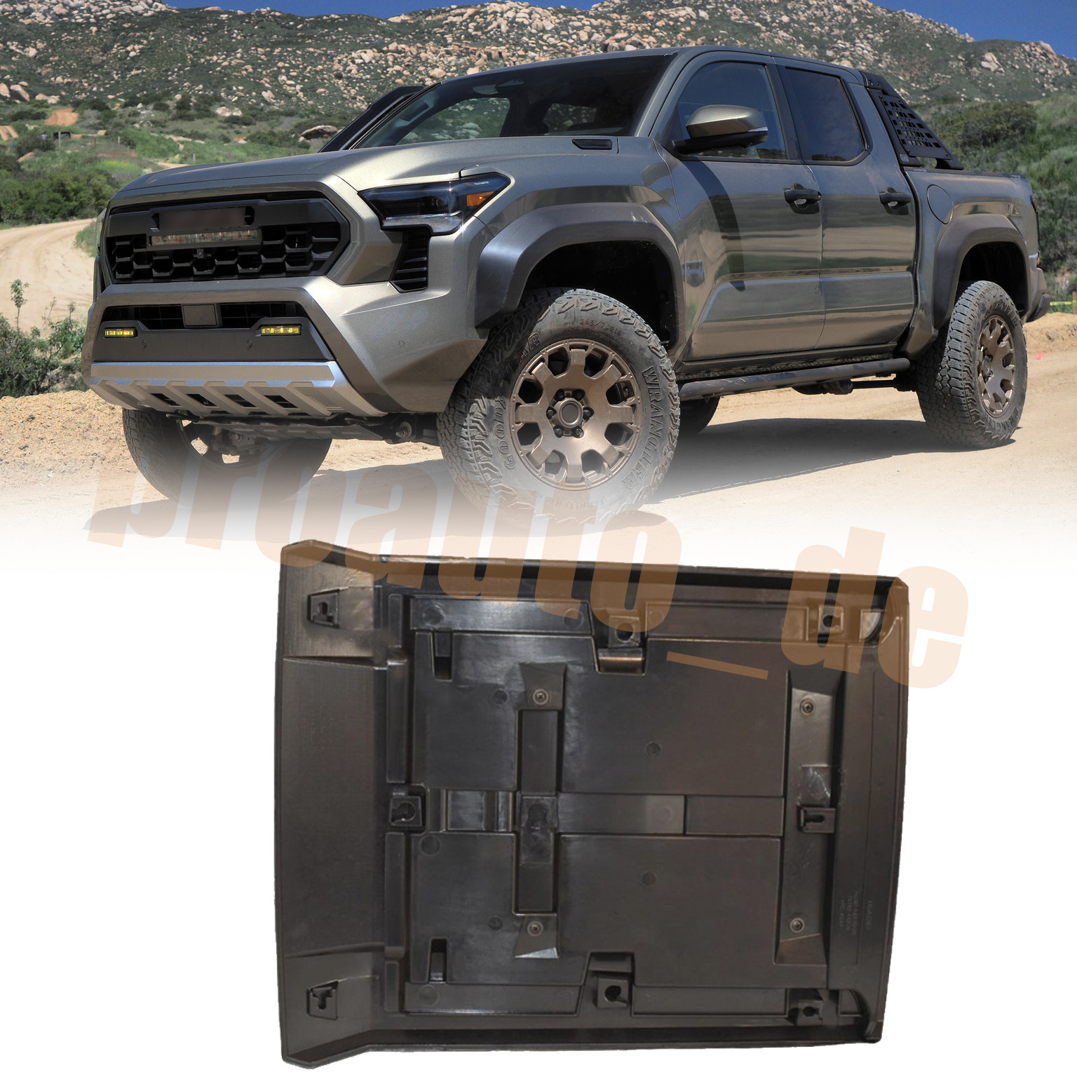 76181-AK900 Hood Scoop Bulge For 2024-2025 Toyota Tacoma TRD Sport  Glossy Black