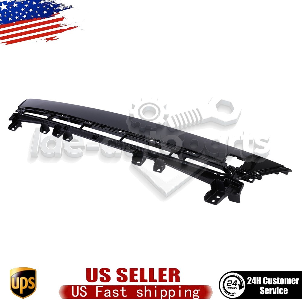 86561-D9500 Fits 2020-2022 Kia Sportage Front Bumper Lower Grille Gloss Black
