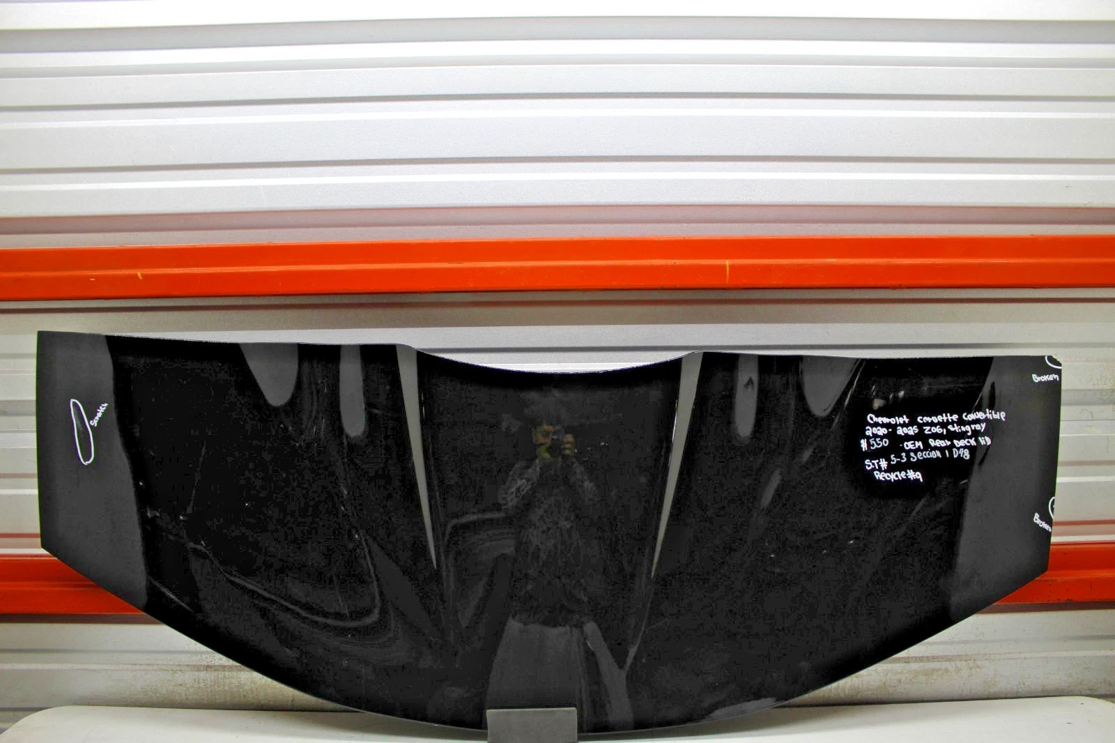 2020 2025 CHEVROLET CORVETTE Z06 STINGRAY CONVERTIBLE REAR DECK LID OEM 2020 2025 CHEVROLET CORVETTE Z06 STINGRAY CONVERTIBLE REAR DECK LID OEM