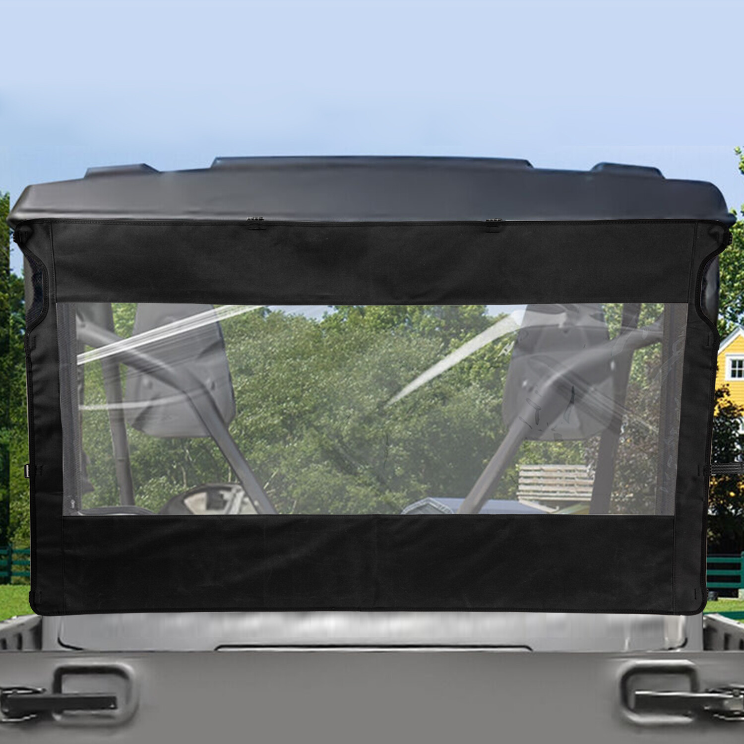 78637 UTV Soft Rear Windshield For CFMoto Uforce 800 / Yamaha Rhino 450 600 700