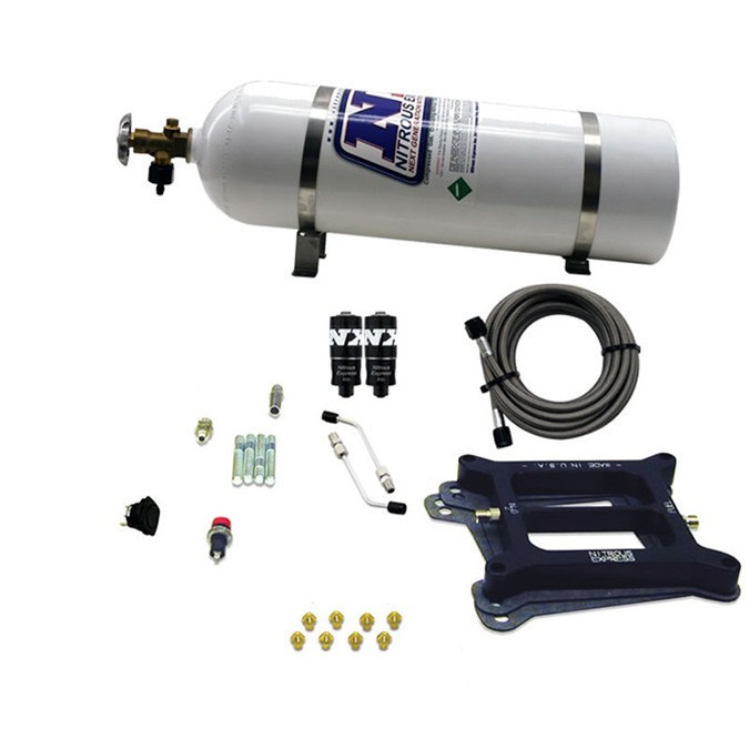 40040-15 Nitrous Express 4150 Hitman (100-150-200HP) - 15 lb Bottle